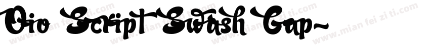Oio Script Swash Cap字体转换